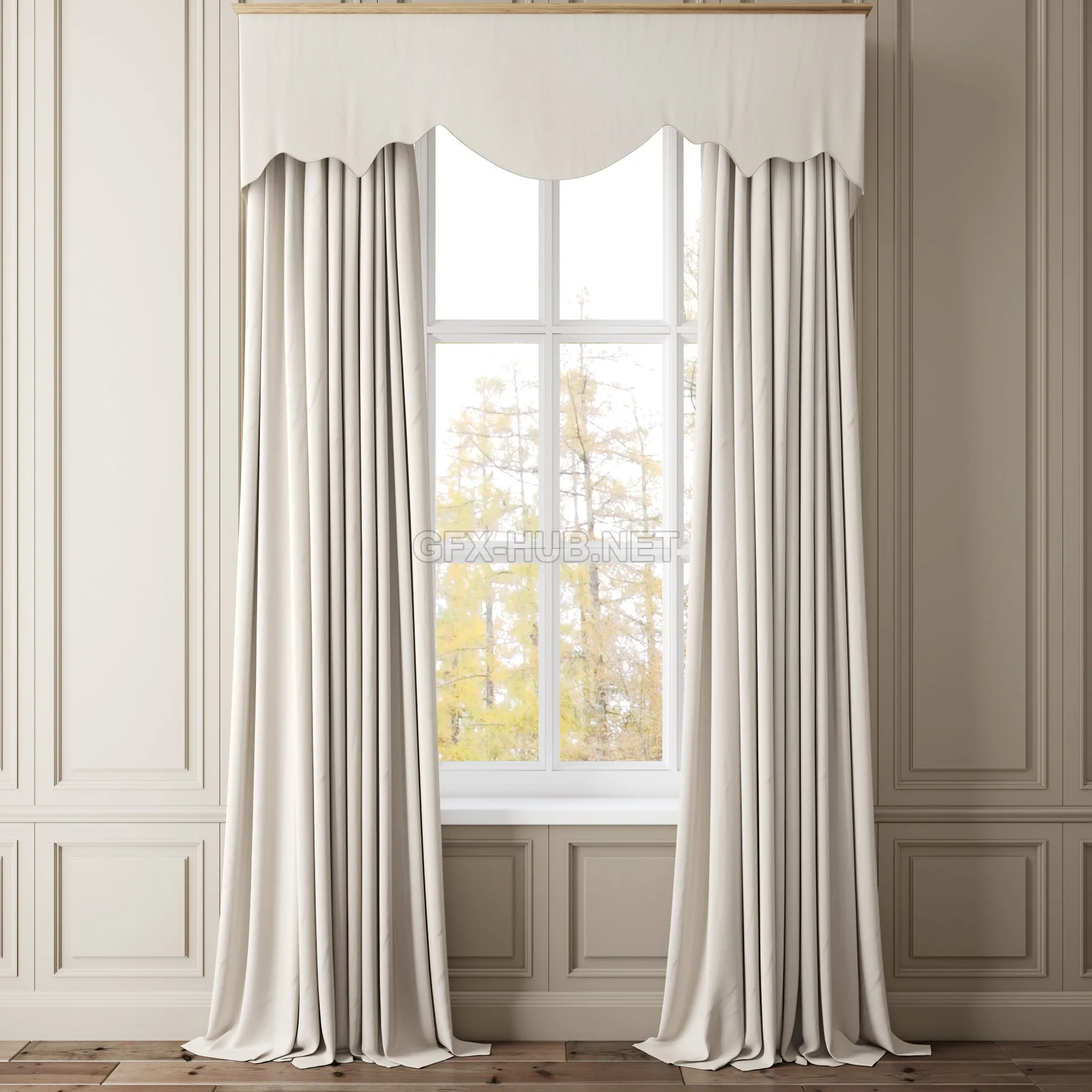 Curtain 63 (max 2011, fbx) – 4513