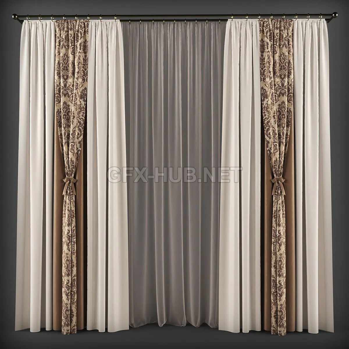 Curtains in a classic style (145) – 4540