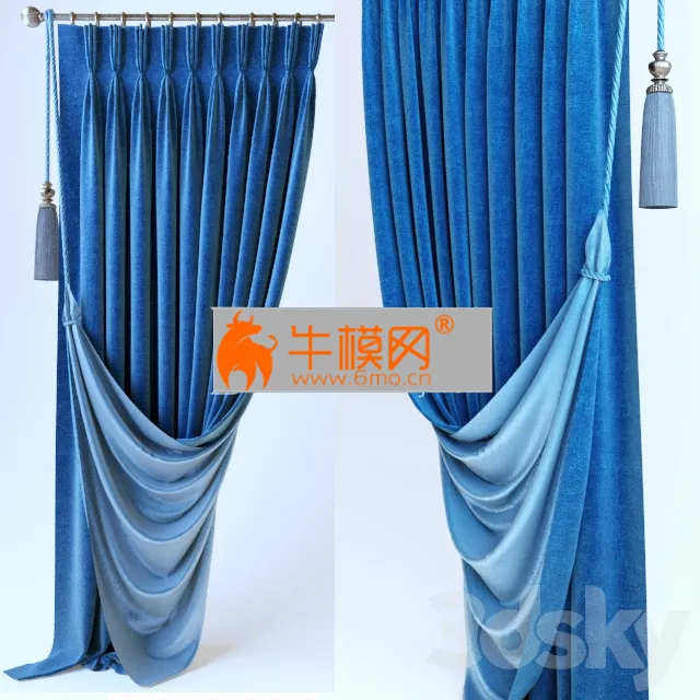Curtains. French braid – 4548