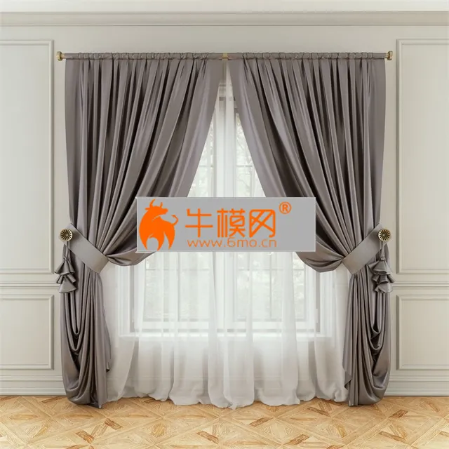 Elegant curtains with pick-up – 4555