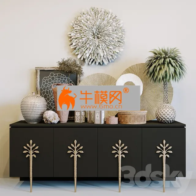 Ambella Sapling cabinet ethnic decorative set – 4567