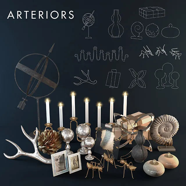 Arteriors decoration set – 4570