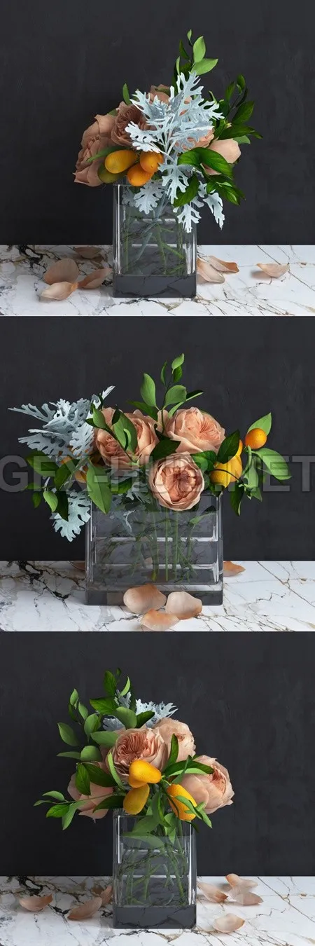 Bouquet of Austin Roses – 4584