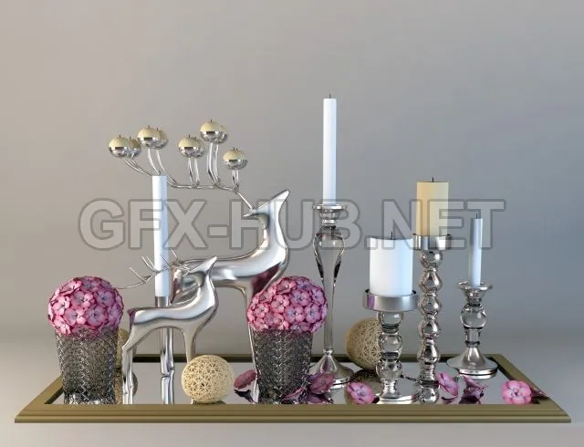 Decor with candles – 4637
