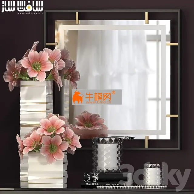 DECORATIVE FLOWER VASE SET 5.FBX – 4650