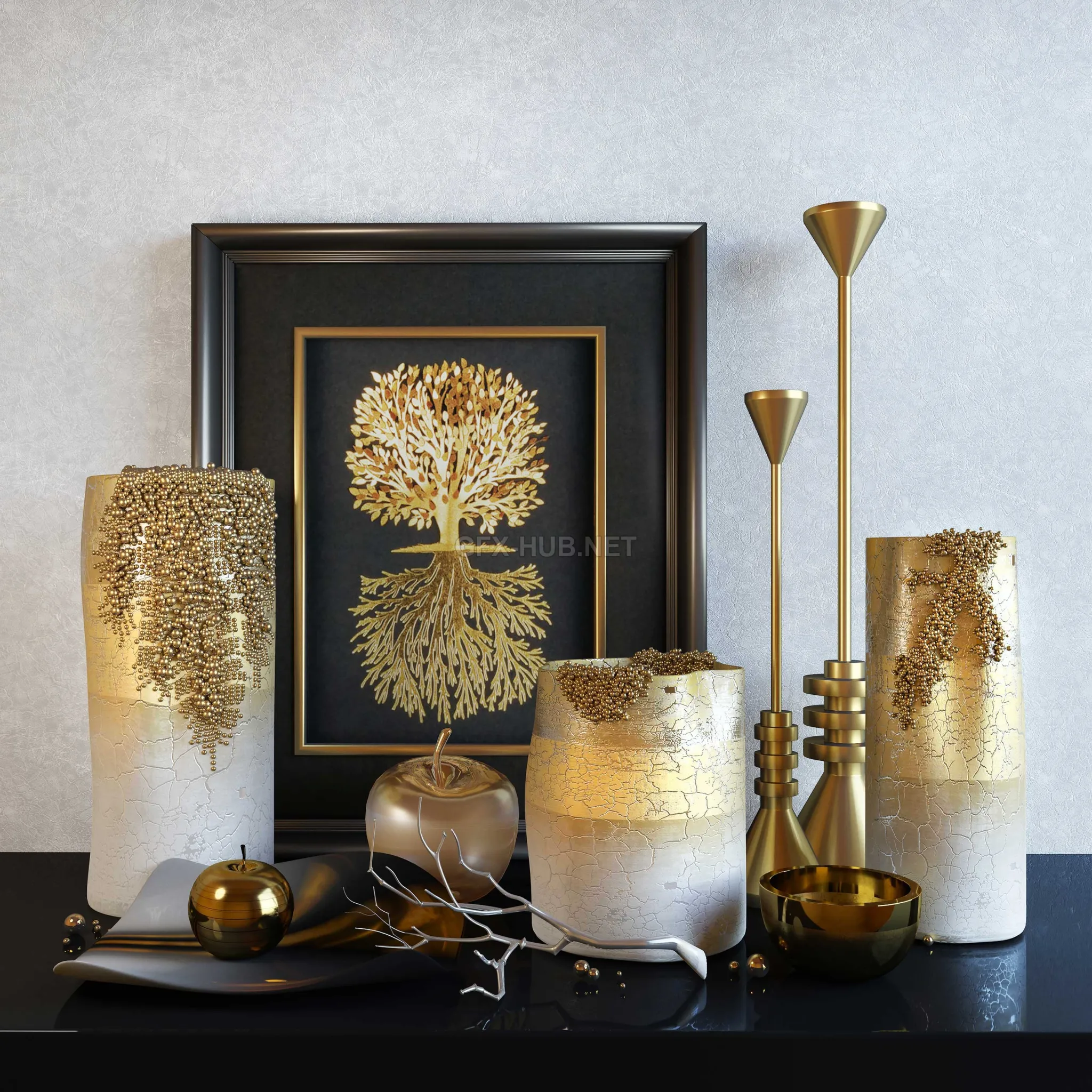Decorative set Noble Gold – 4733
