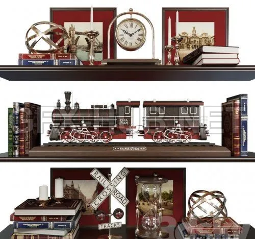 Decorative set with train – 4753