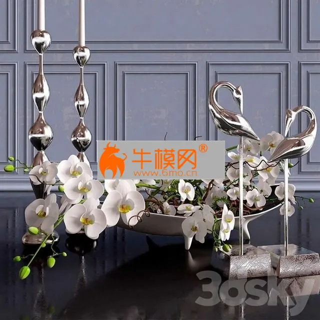 Decorative set. Orchid – 4758