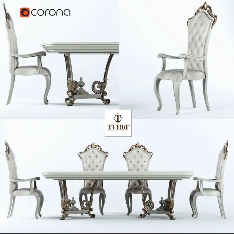 Dining Group Turri Baroque (max 2012 Corona) – 4863