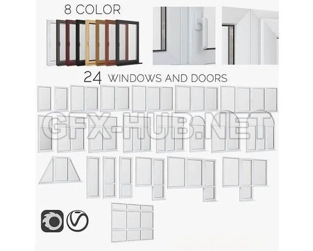 Windows PVC doors (max) – 4933