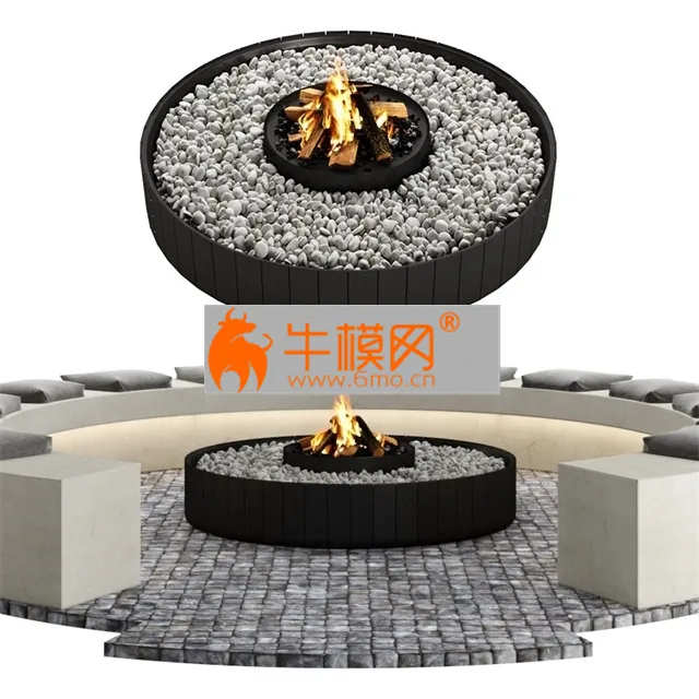 Outdoor fireplace – 4948