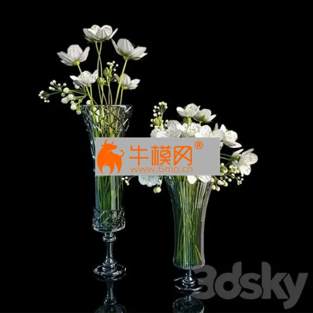 Bouquet of white flowers – 4963