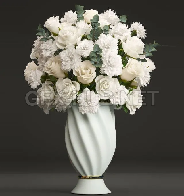Bouquet of white flowers (max) – 4964