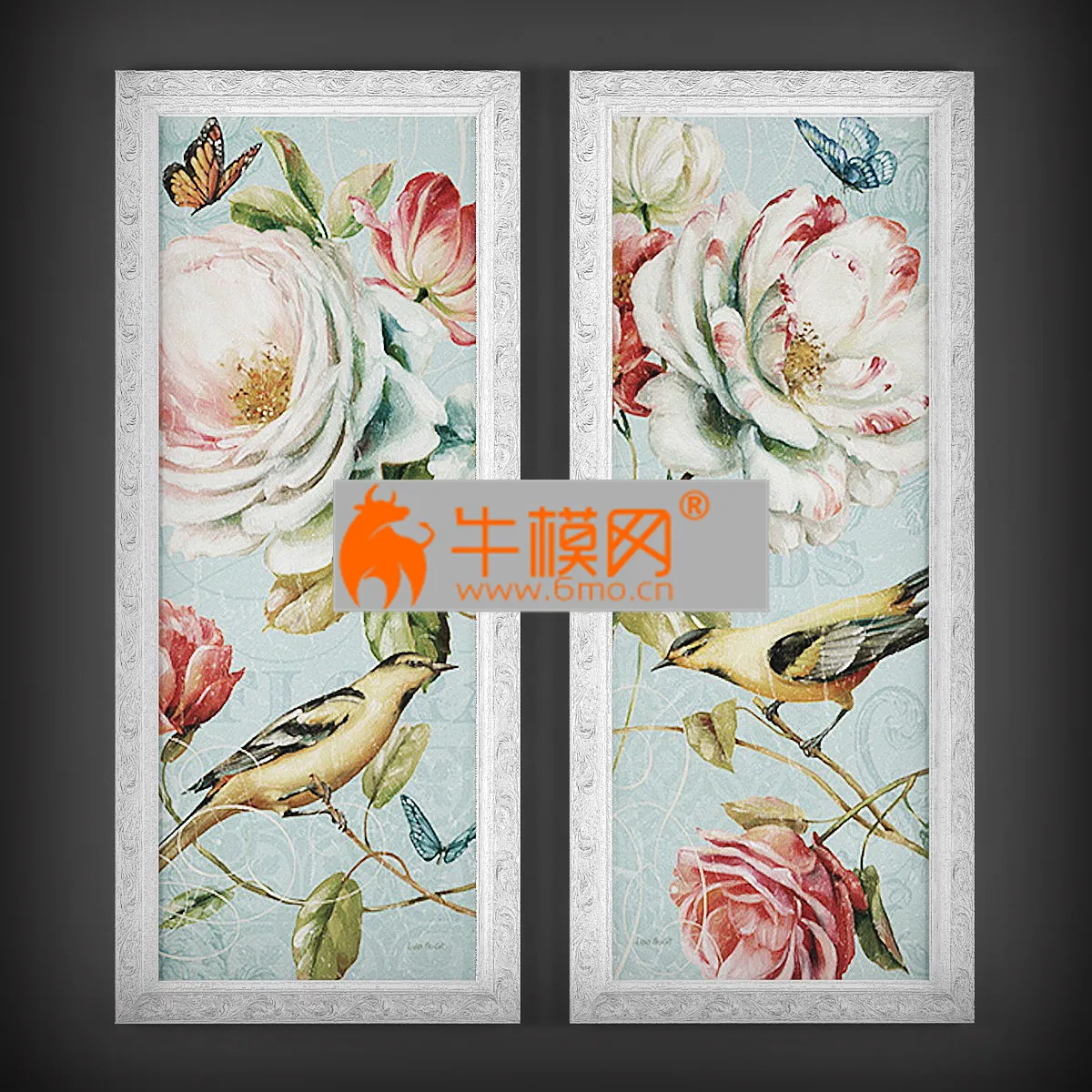 The collection of paintings Birds and Flowers – 5005