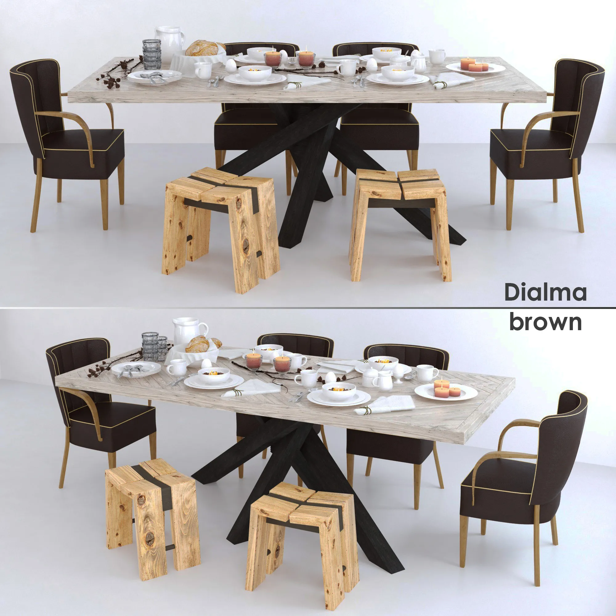 Dialma Brown furniture set (max. obj) – 5015