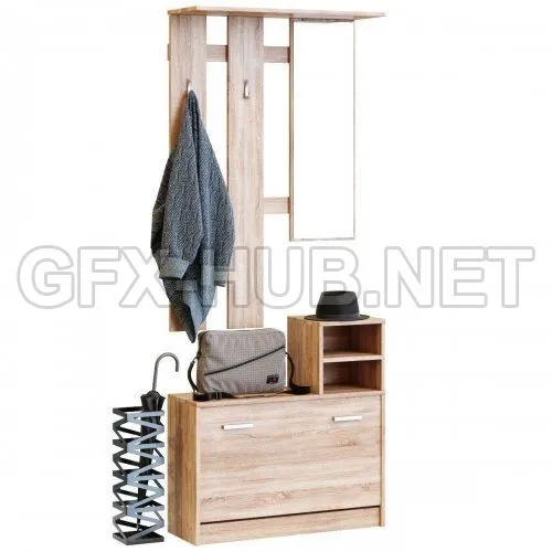 Furniture JYSK GENTOFTE 3D model – 5023