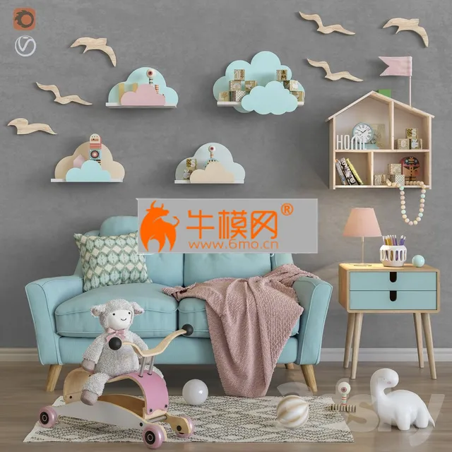 Toys and furniture set 34 – 5048