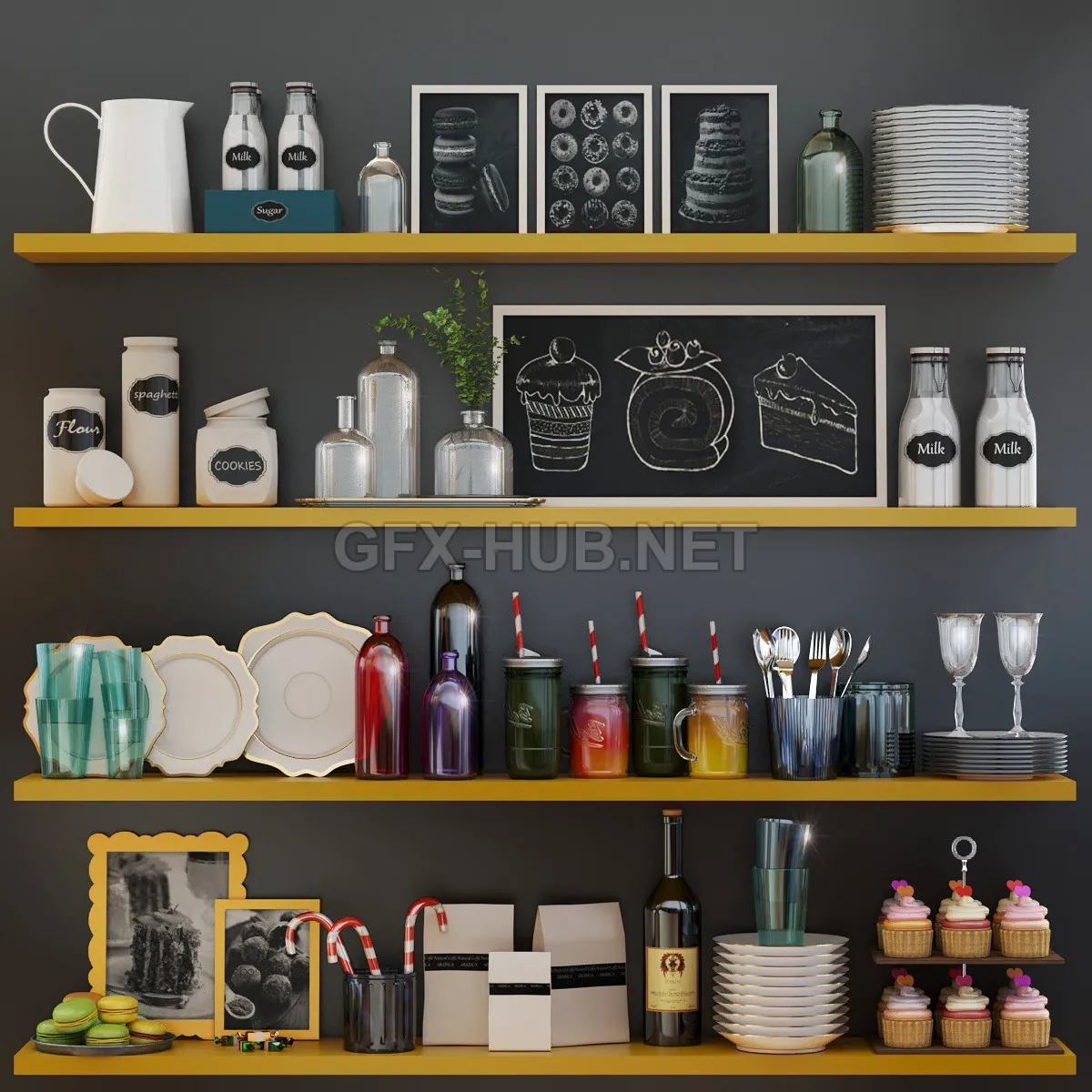 Kitchen set (max 2014, fbx) – 5137