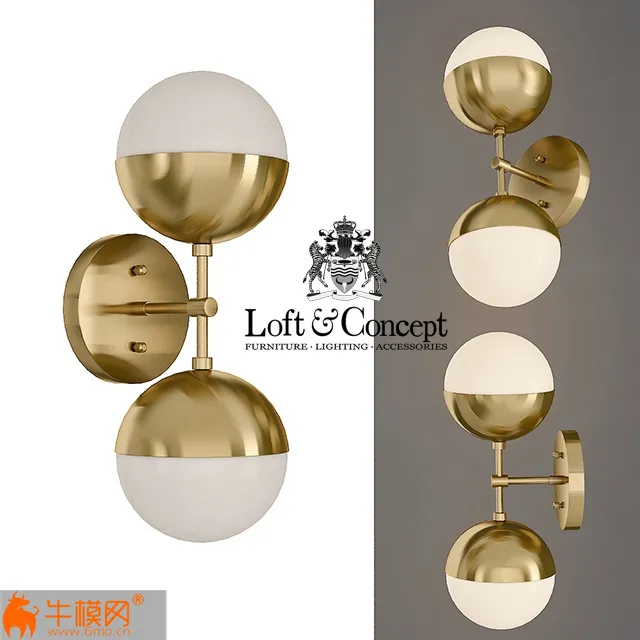 Sconce Copper Light Bra Duos Brass – 5242