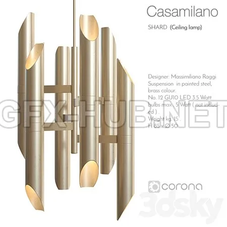Casamilano shard ceiling lamp – 5279