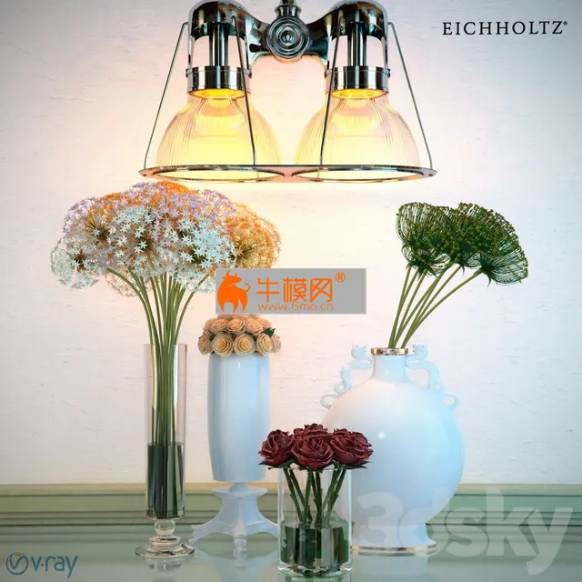 Eichholtz Porters Bay Lampand Vases – 5289