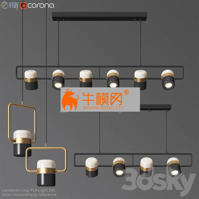 Lamptron Ling PL6 Light Set – 5324