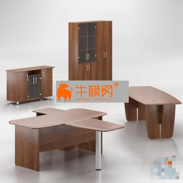 Set of furniture for the office of the head Leader-Lux – 5433