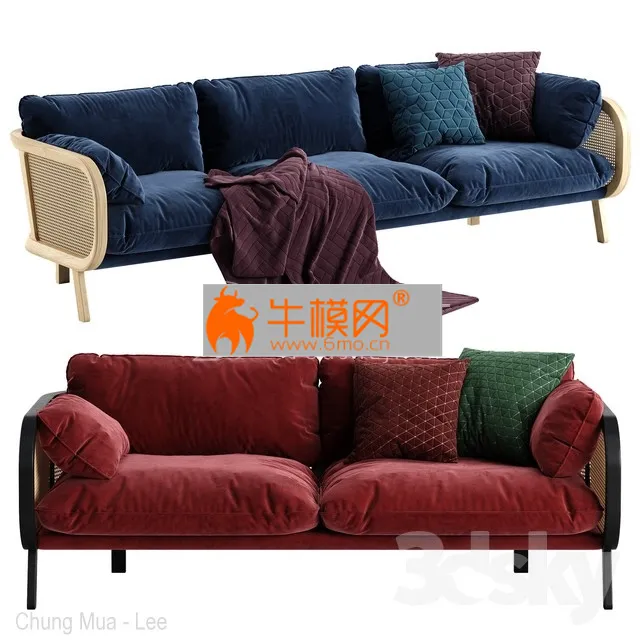 Buzzi cane sofa – 5926