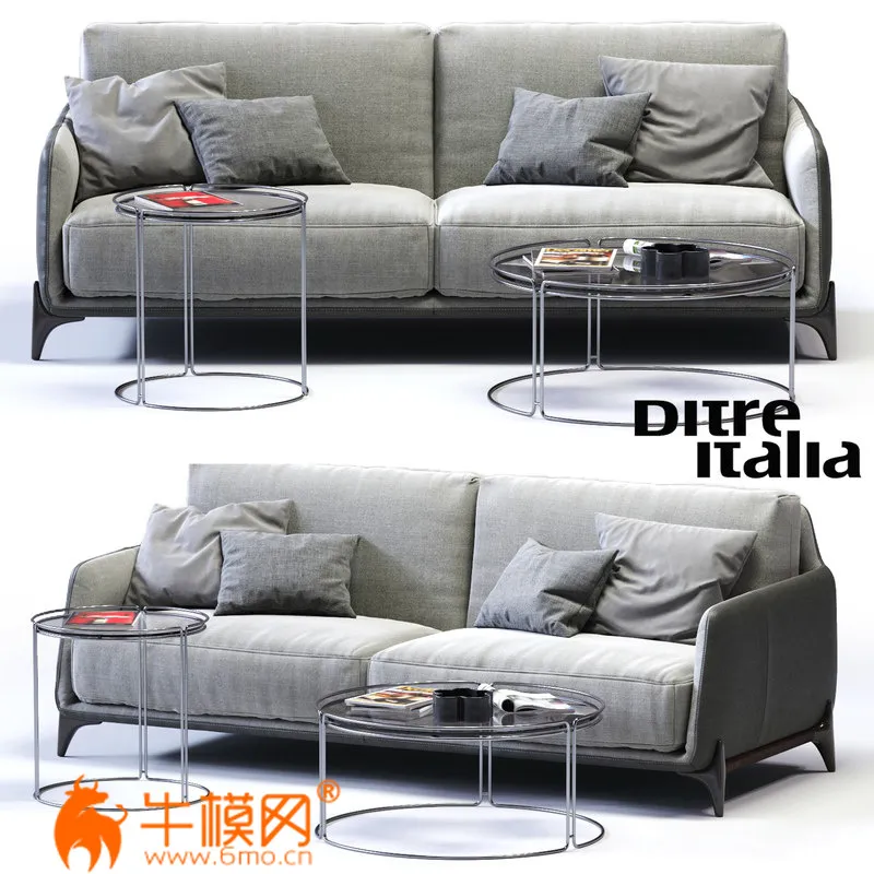 Ditre Italia ELLIOT 3-er Sofa – 5954