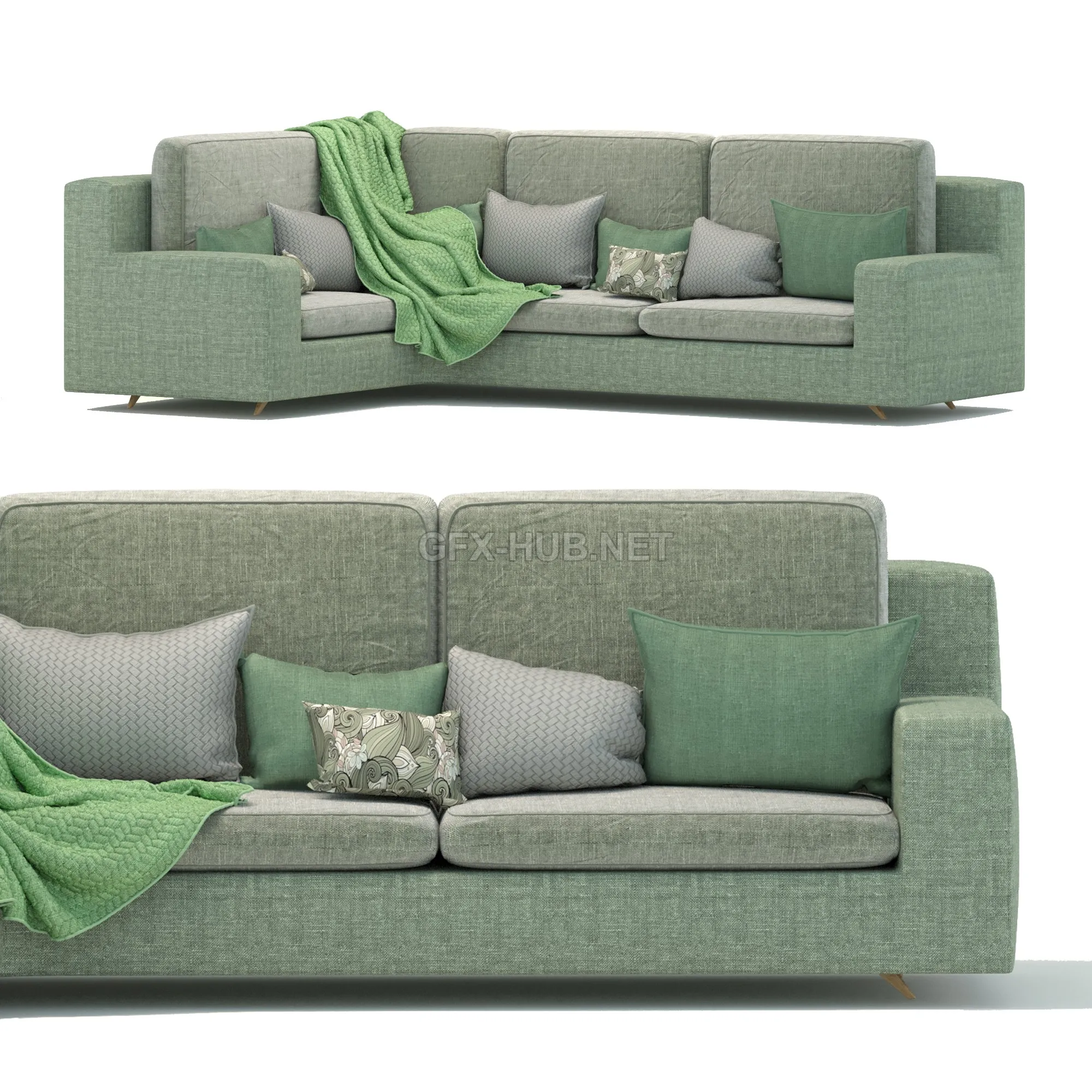 IKEA Greenn Sofa – 5988