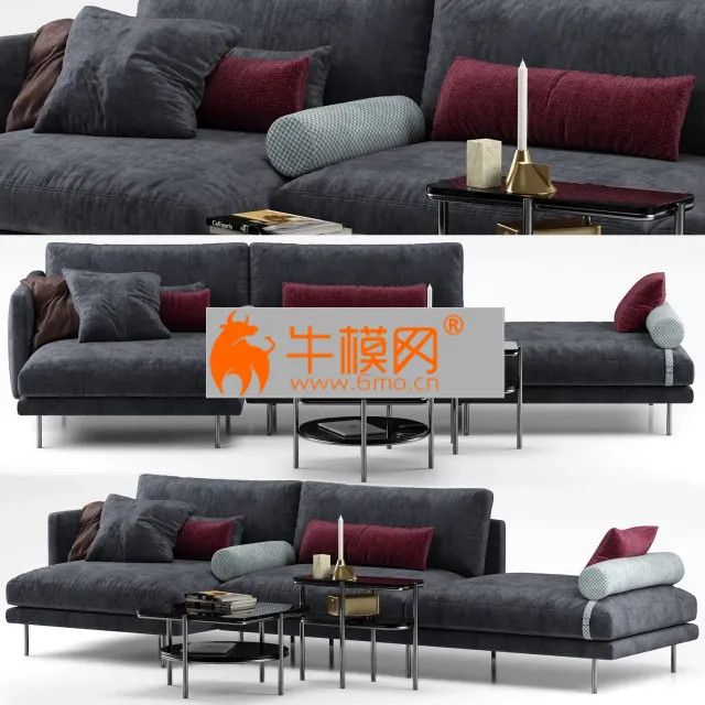 Mies sofa – Calligaris – 6012
