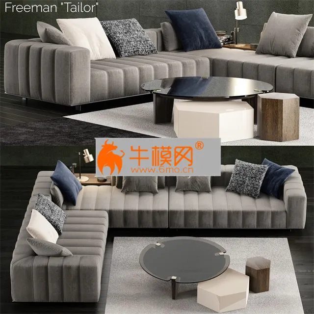 Minotti Freeman Tailor Sofa 2 – 6025
