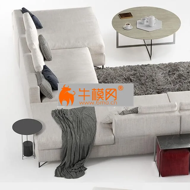 Molteni&c Large Sofa – 6046