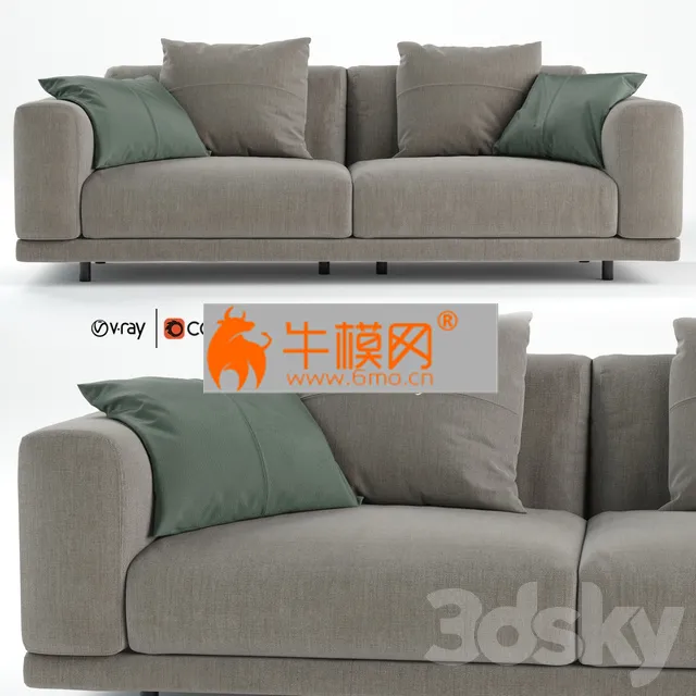 Nevyll sofa by Ditre italia 230×106 cm – 6054