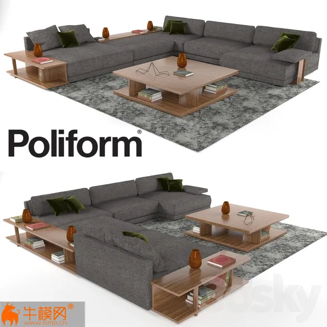 Sofa Bristol 2 by Poliform – 6096