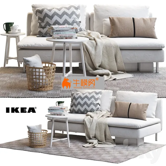 Sofa by IKEA SODERHAMN 2 – 6098