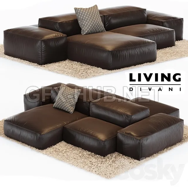 Sofa Extrasoft – Living Divani – 6110