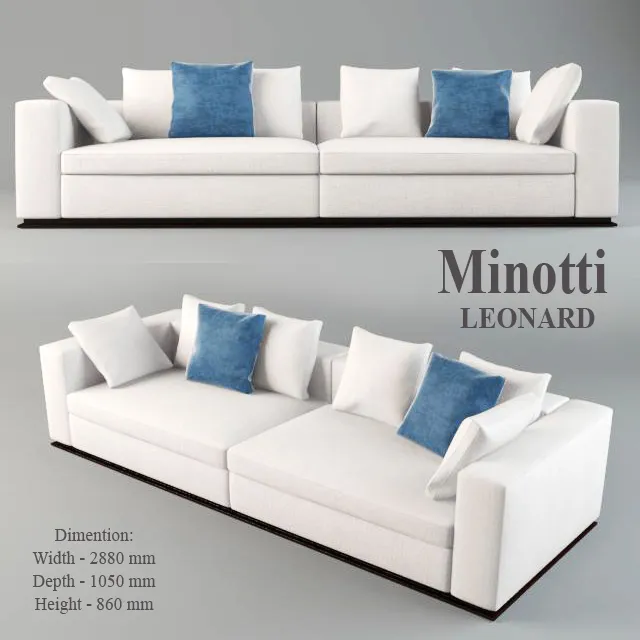 Sofa Minotti Leonard – 6142