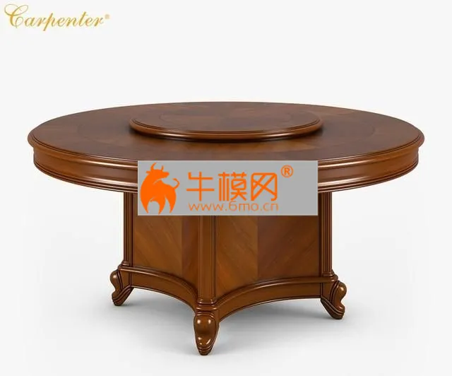 Carpenter Round dining table – 6241