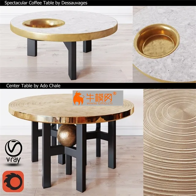 Coffee Table by Dessauvages and Center Table by Ado Chale – 6260