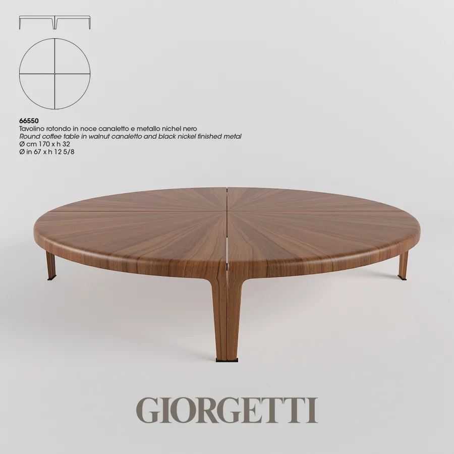 Giorgetti table 66550 – 6327