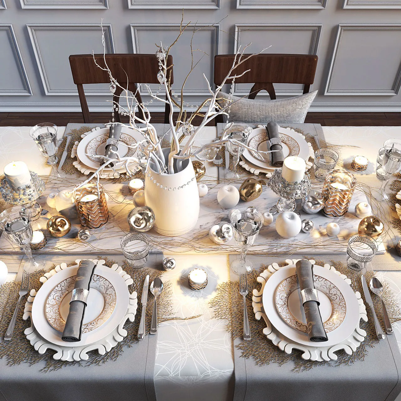 Holiday table serving – 6336