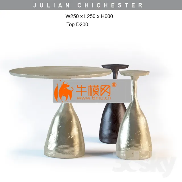 Julian Chichester Dante Side Table – 6344