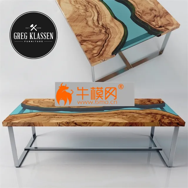 RIVER Olive Wood Table – ????? – 6408
