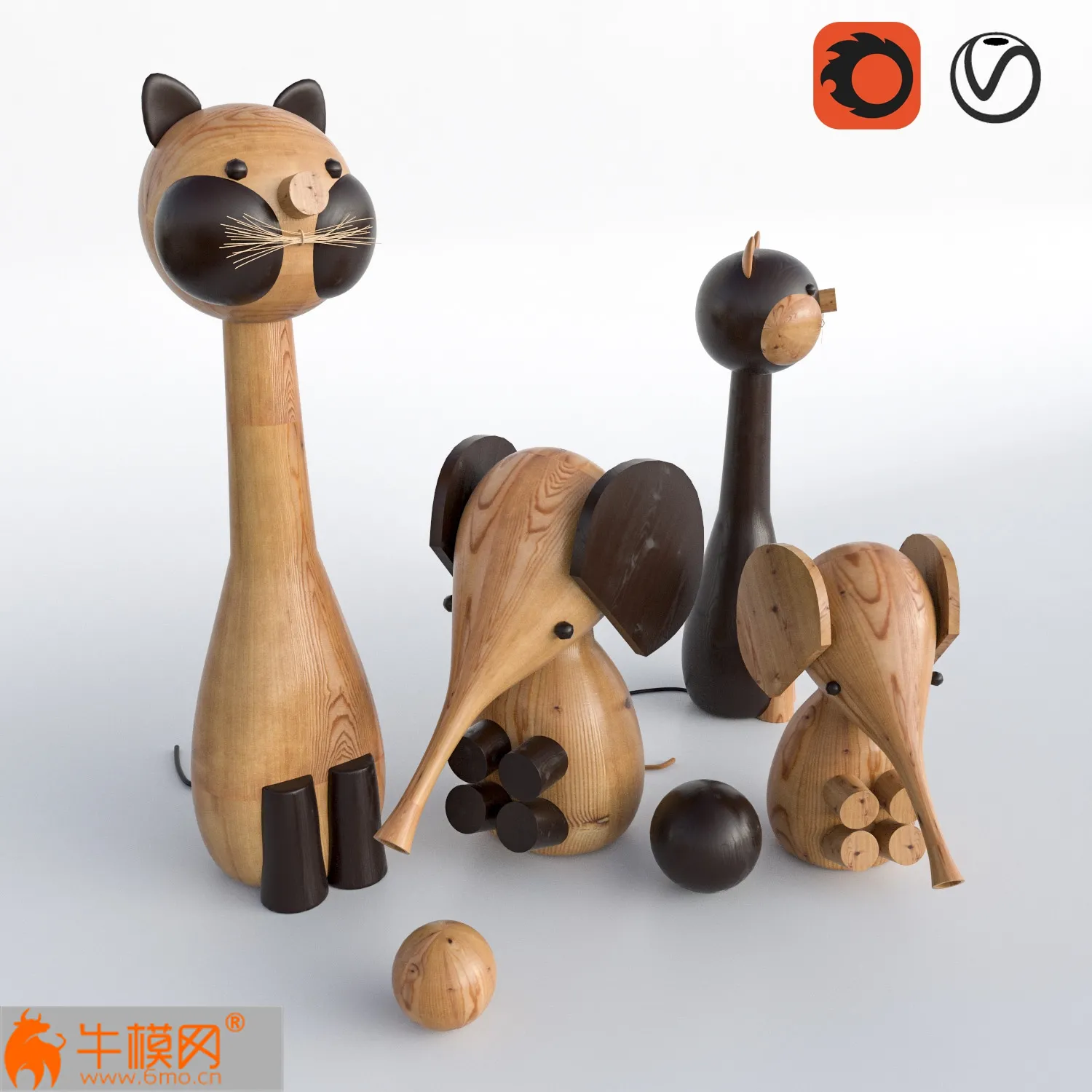 Toys made of wood – 6511