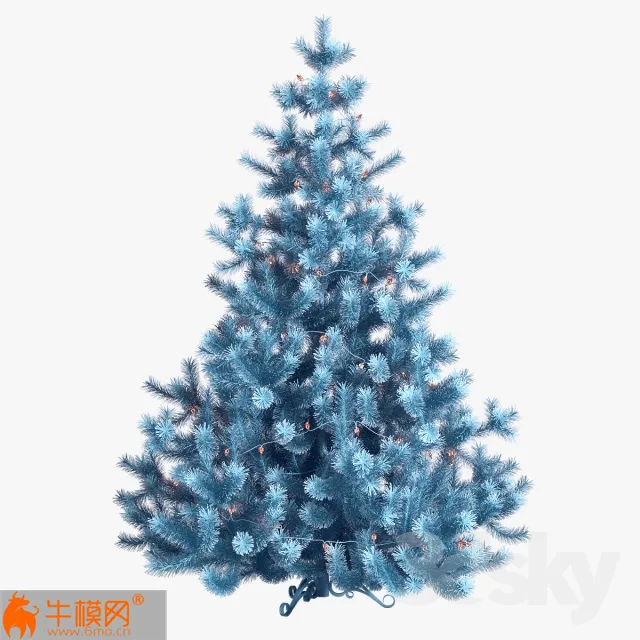 Christmas Tree (blue and green) – 6524