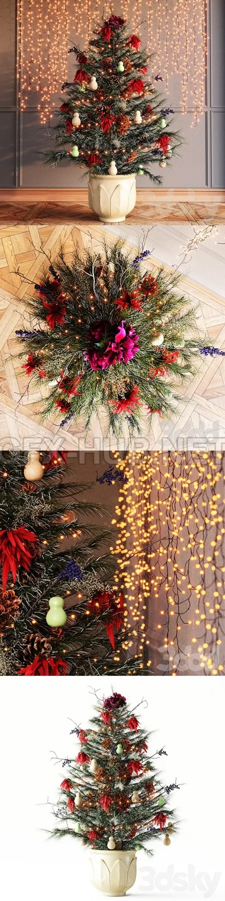 Festive Christmas Tree – 6533