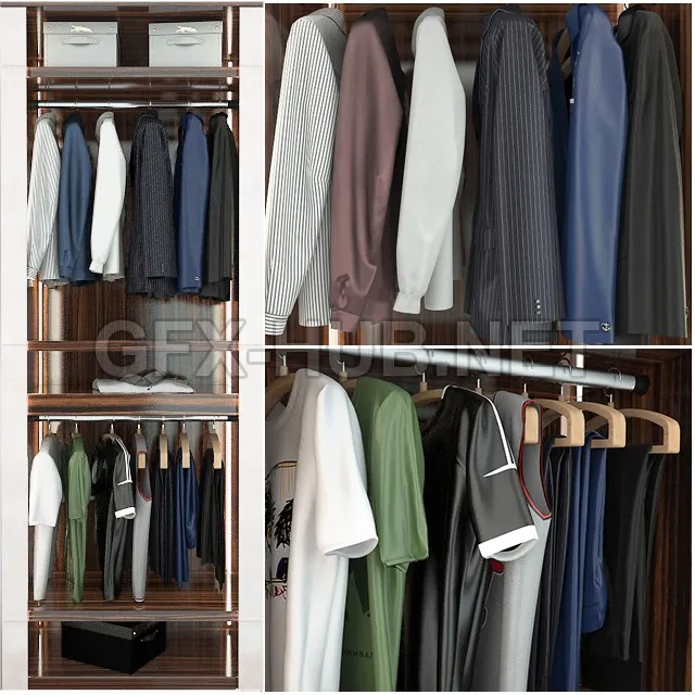 Wardrobe VENERE Capital collection, segment A mens clothing – 6687
