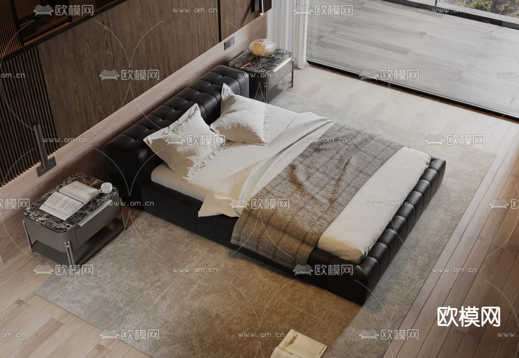 MINOTTI BED – 3DSMAX MODEL – 033