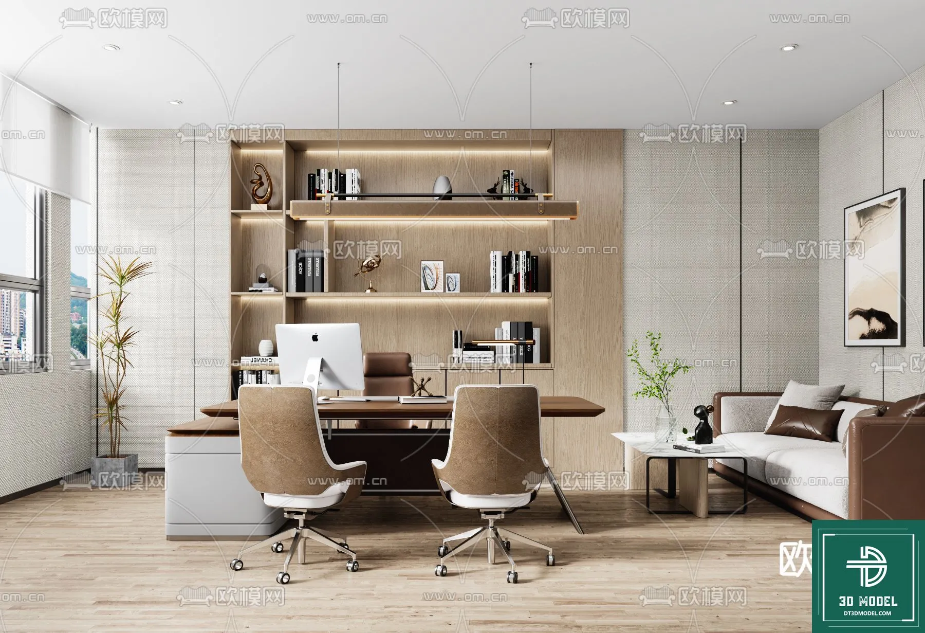 OFFICE ROOM FOR MANAGER – 3DMODEL – 026